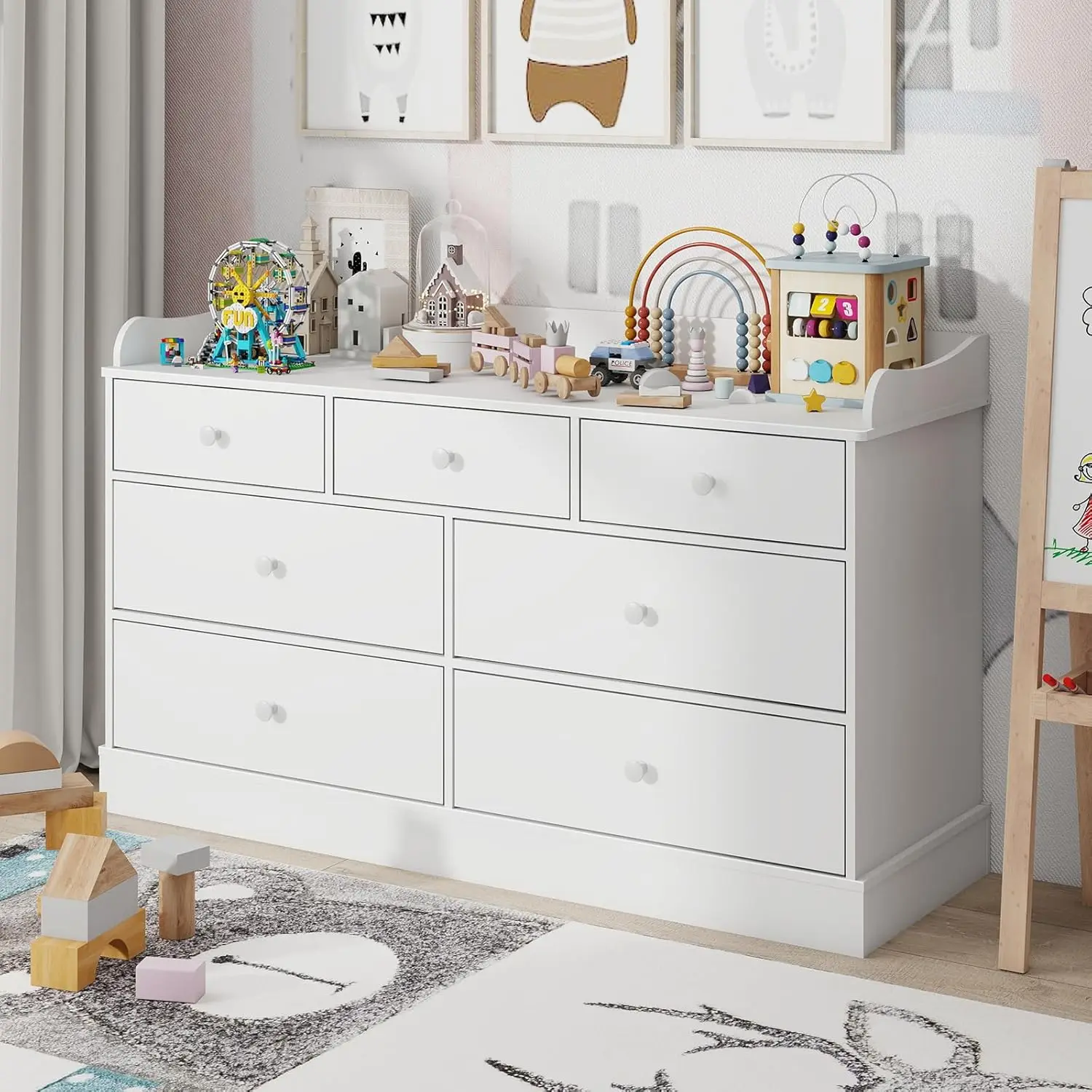 hot-sellingKids Dresser Cabine - Baby Nursery Dresser Changing Table incelemesi ve fiyatı