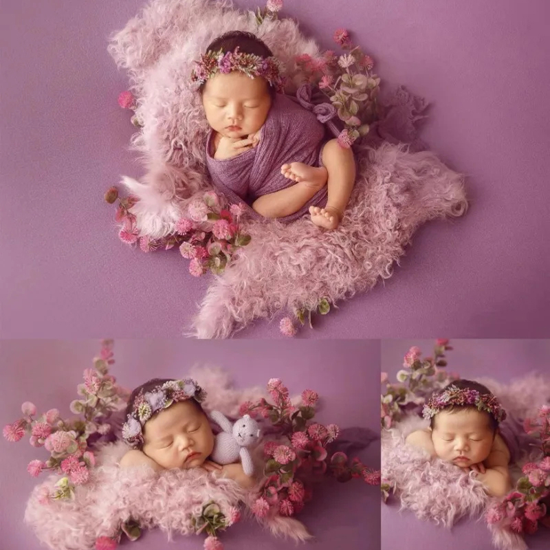 Purple Tones Newborn Photograp - Baby Wrap Stretchy incelemesi ve fiyatı