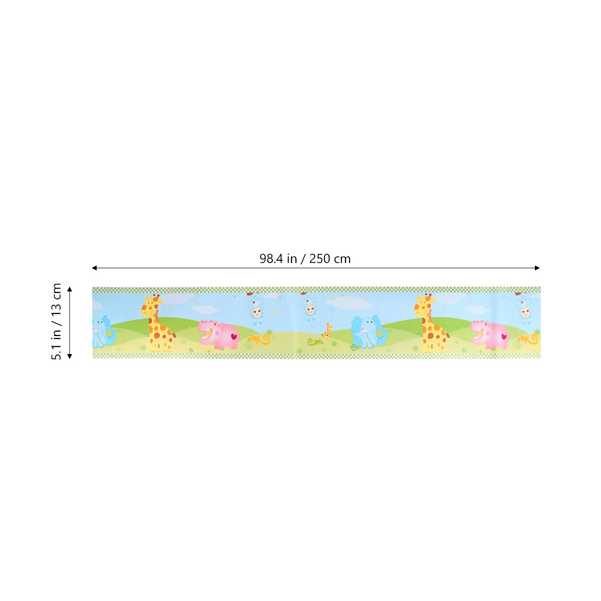 PVC Wall Decals Cartoon Animal - Wall Decal Nursery incelemesi ve fiyatı