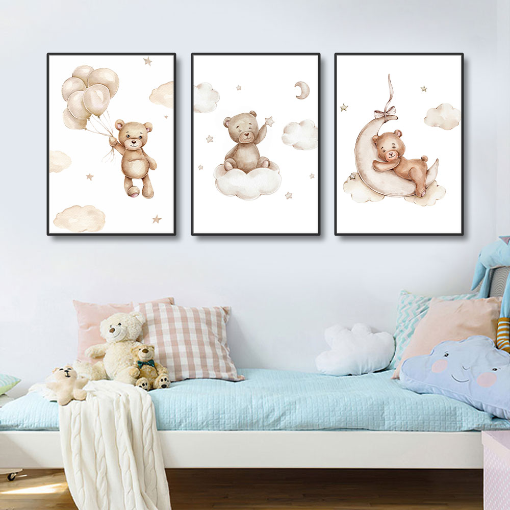 3PCS Frameless Cartoon Balloon - Baby Nursery Frames incelemesi ve fiyatı