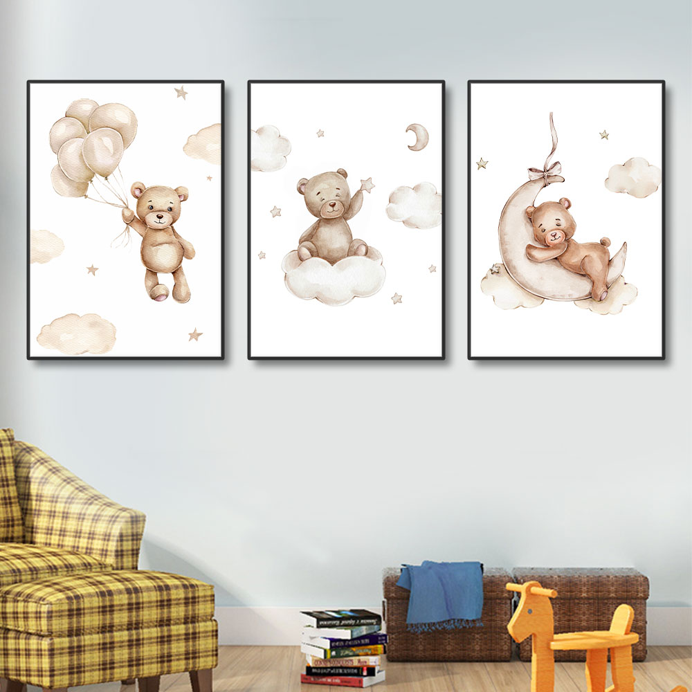 3PCS Frameless Cartoon Balloon - Baby Nursery Frames incelemesi ve fiyatı