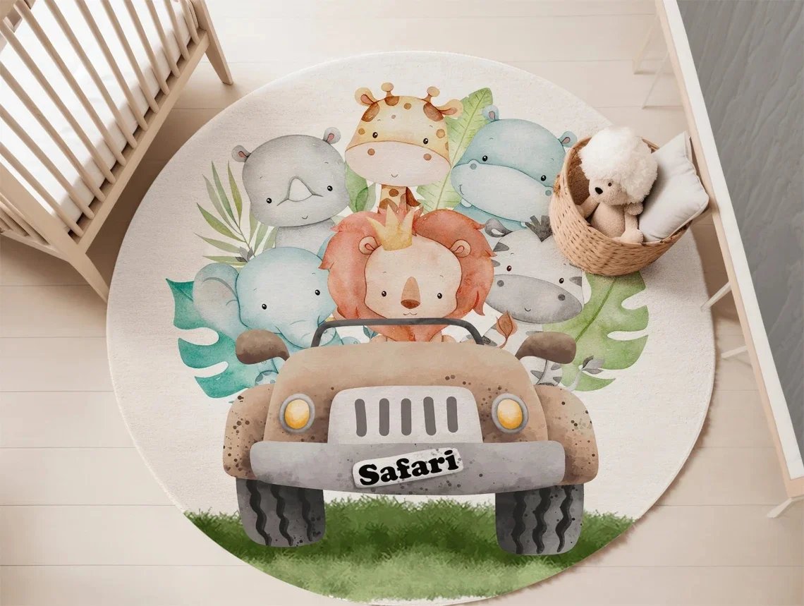 Woodland Animals Nursery Rug f - Baby Nursery Mat incelemesi ve fiyatı