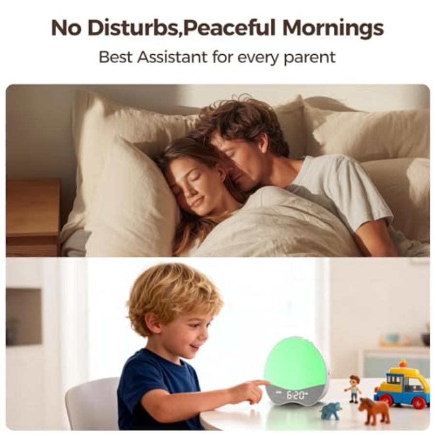 Ok to Wake Alarm Clock for , S - Sound Sleep Trainer Clock incelemesi ve fiyatı