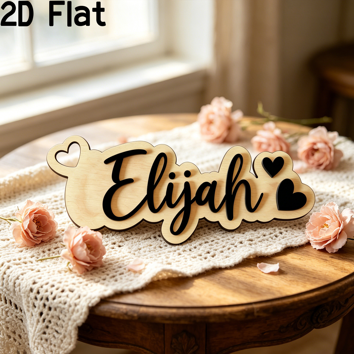 1Pc Custom Love Decor Wooden A - Baby Nursery Decorations incelemesi ve fiyatı