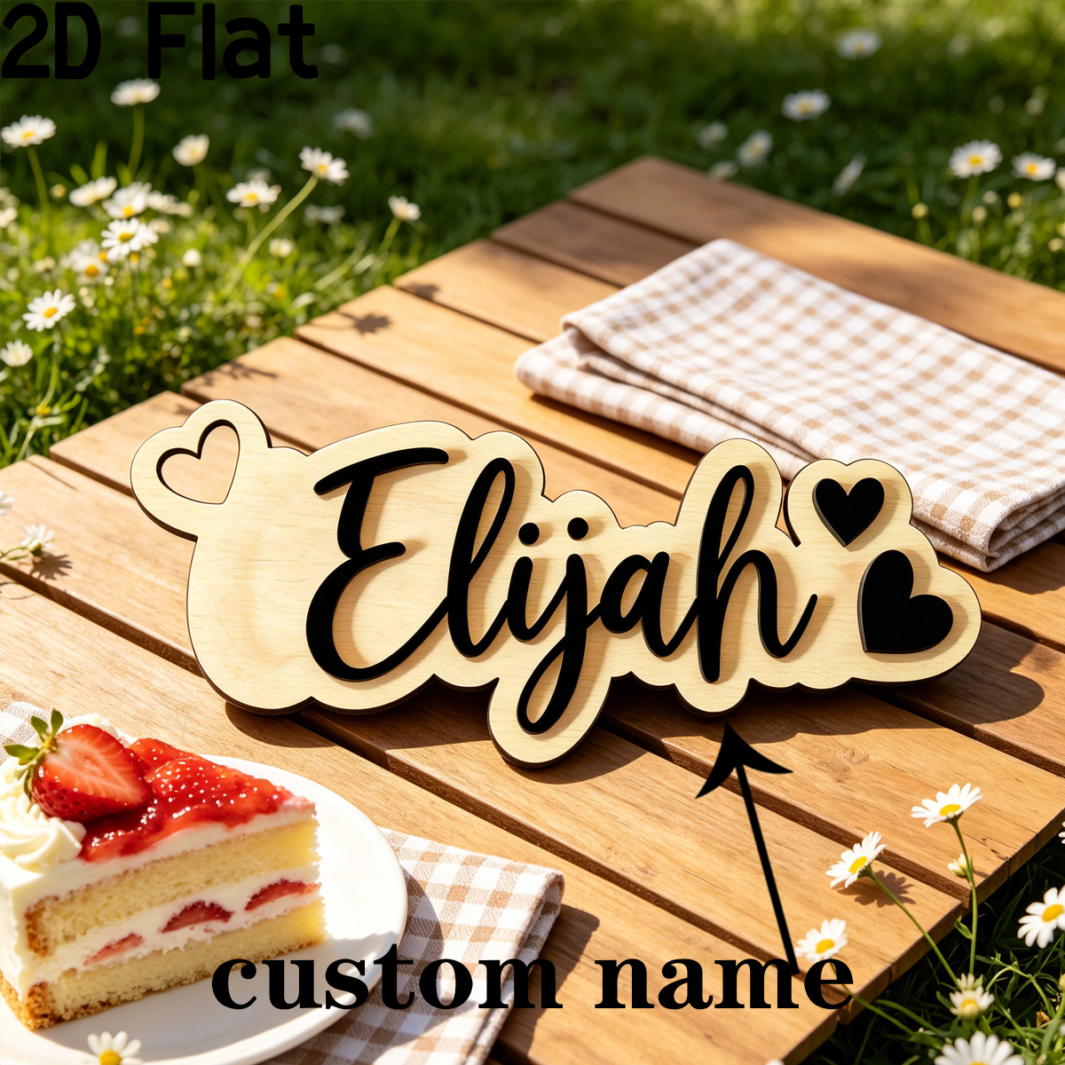 1Pc Custom Love Decor Wooden A - Baby Nursery Decorations incelemesi ve fiyatı
