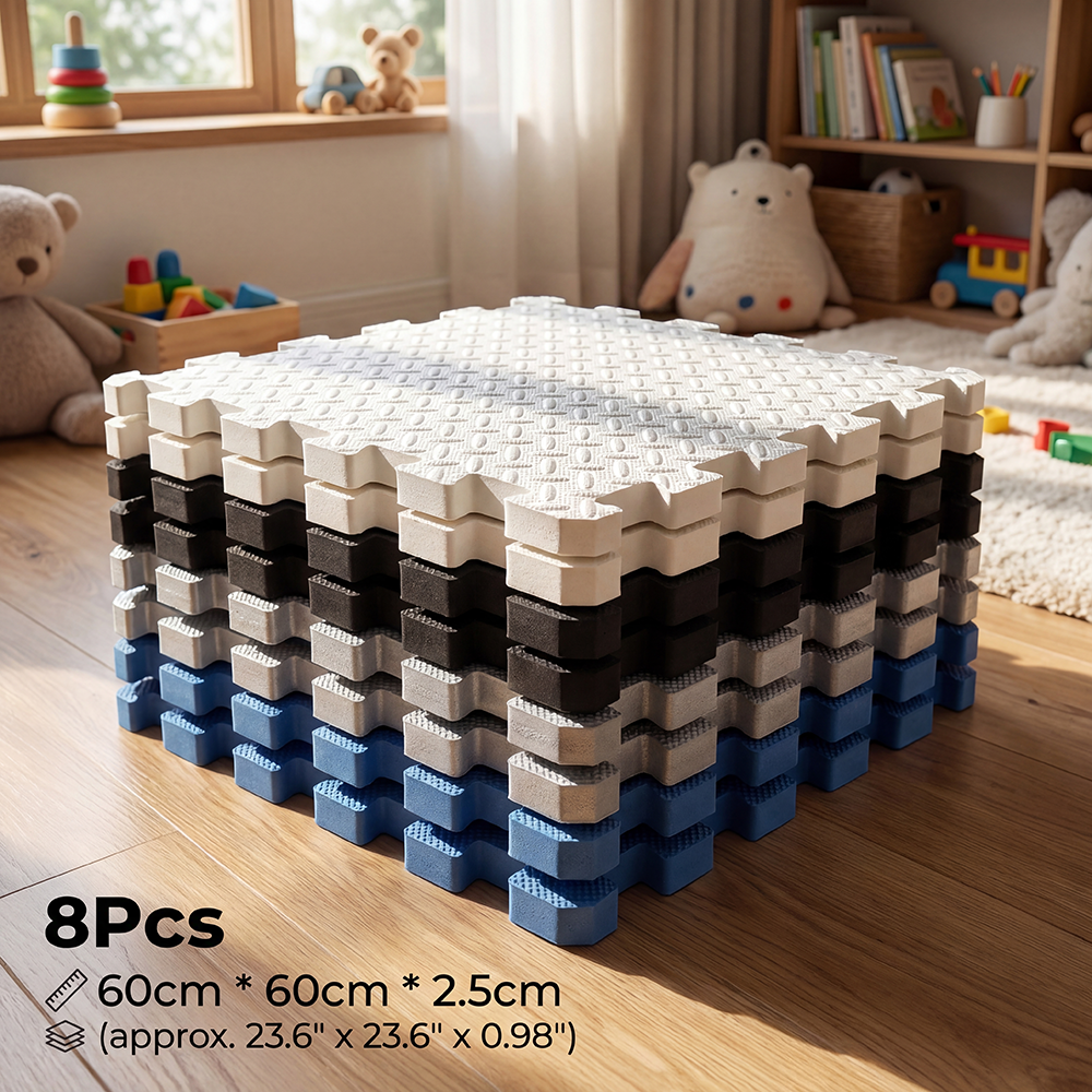 8Pcs Thickness 2.5cm Baby Play - Baby Nursery Mat incelemesi ve fiyatı