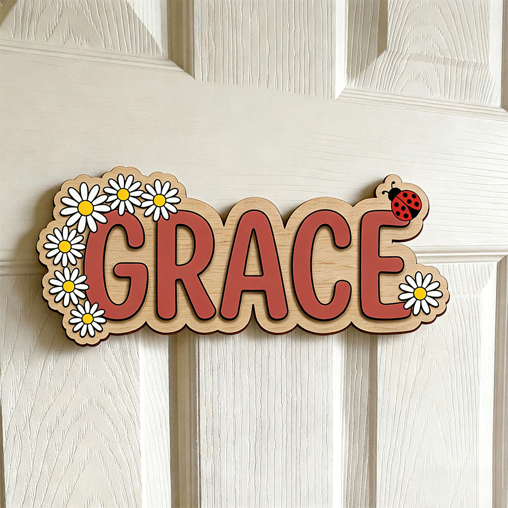 Personalized Cute Daisy Ladybu - Baby Nursery Themes Girl incelemesi ve fiyatı