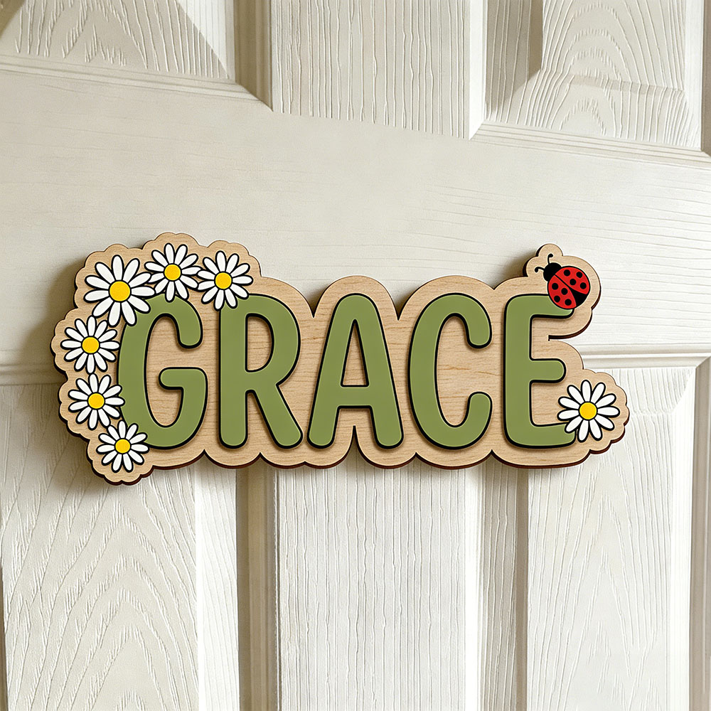 Personalized Cute Daisy Ladybu - Baby Nursery Themes Girl incelemesi ve fiyatı