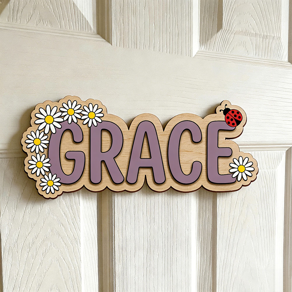 Personalized Cute Daisy Ladybu - Baby Nursery Themes Girl incelemesi ve fiyatı