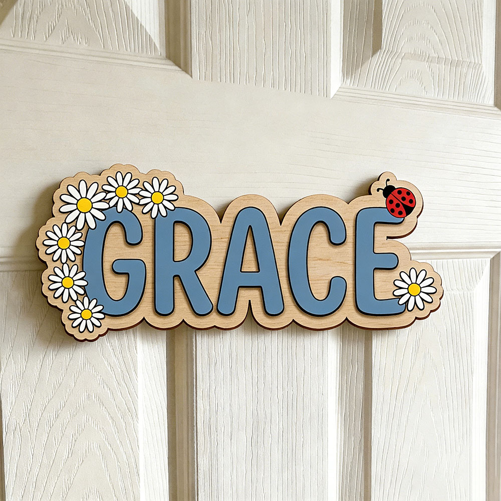 Personalized Cute Daisy Ladybu - Baby Nursery Themes Girl incelemesi ve fiyatı