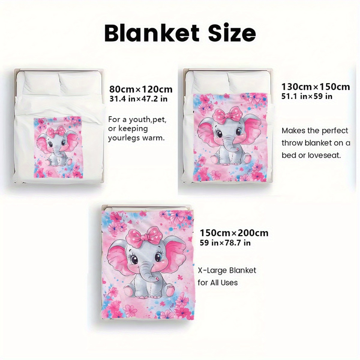 1pc Cute Pink Elephant with Bo - Baby Nursery Themes Girl incelemesi ve fiyatı