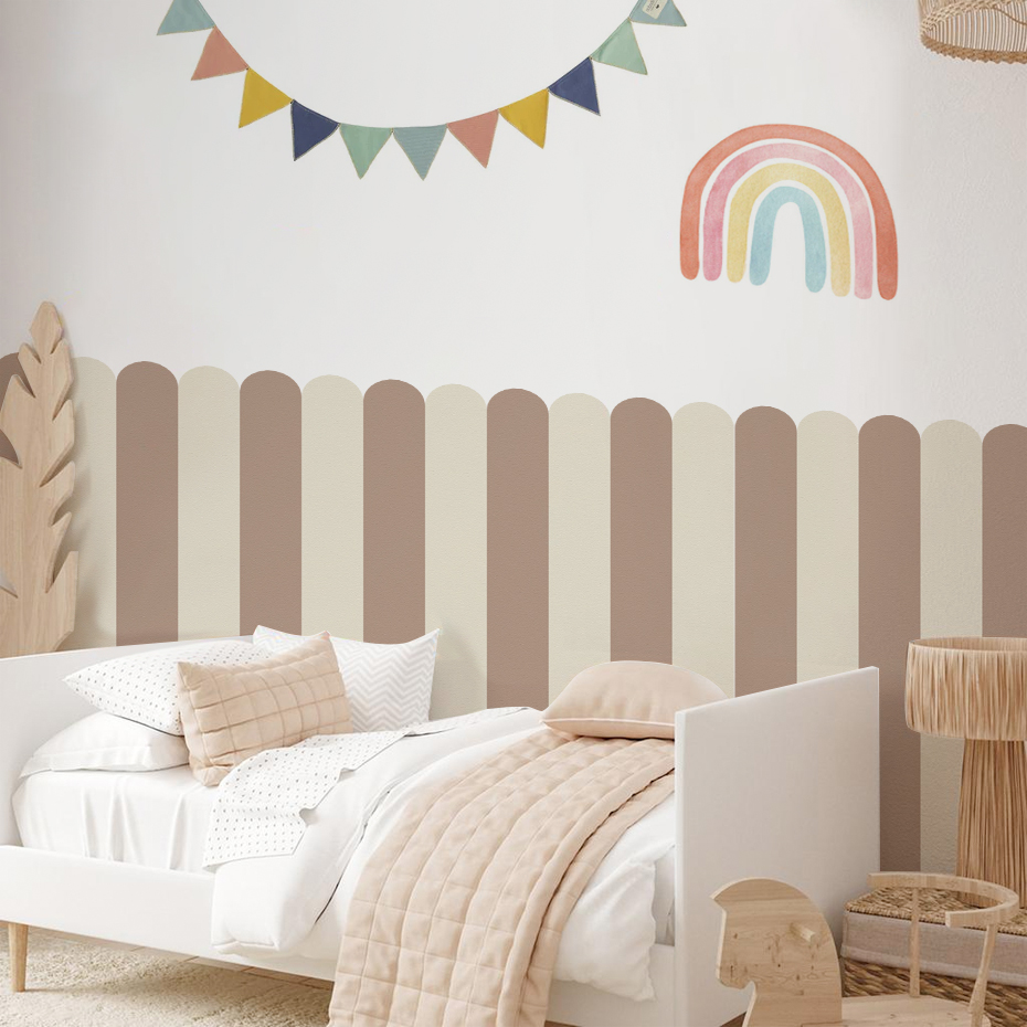 Multicolor Vertical Striped Ar - Wall Decal Nursery incelemesi ve fiyatı