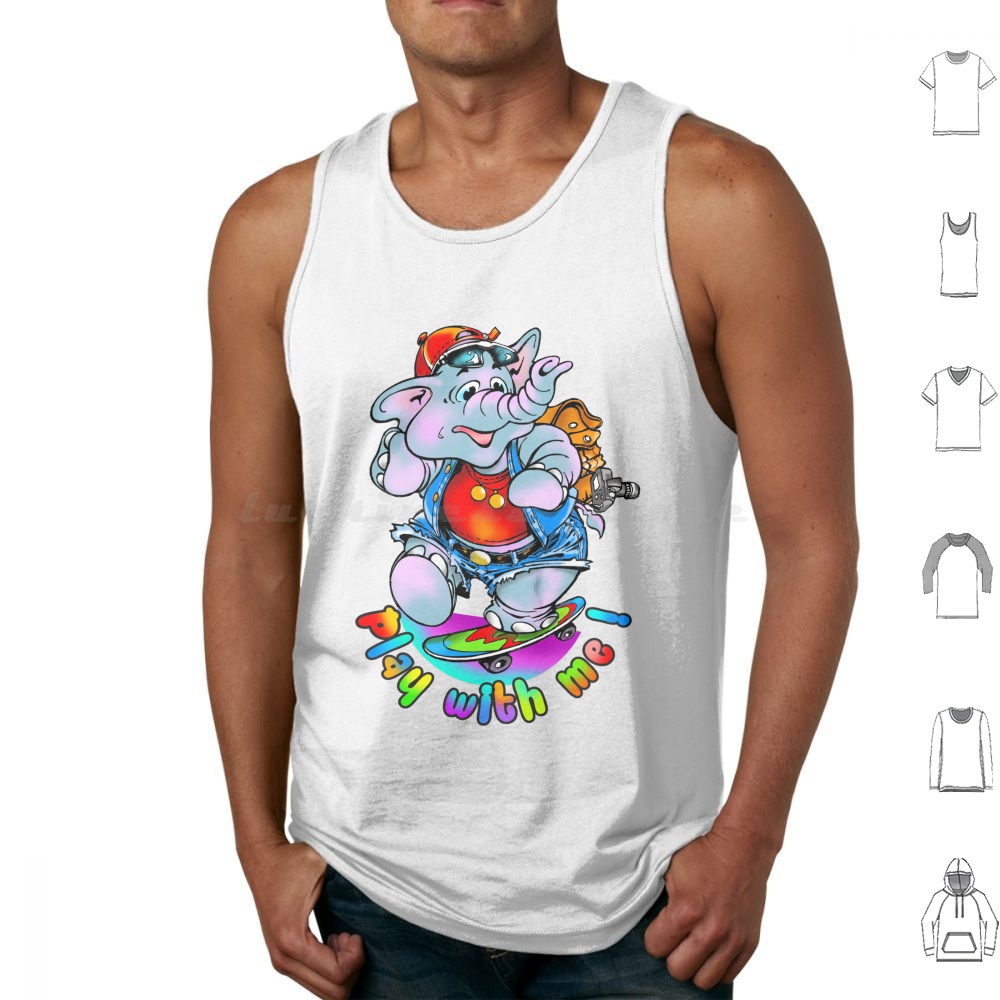 Play With Me ! Tank Tops Print - Baby Zoo Nursery incelemesi ve fiyatı