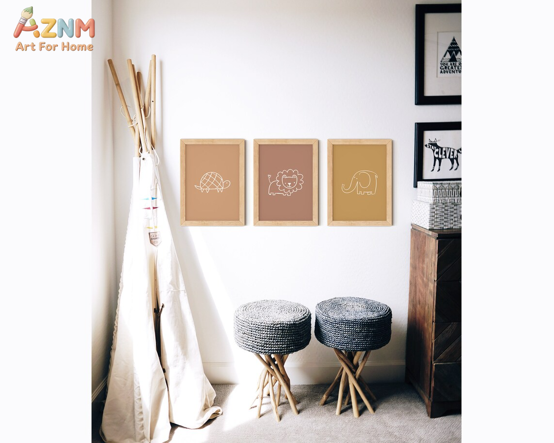AZNM Boho Neutral Line Art Ani - Baby Nursery Neutral incelemesi ve fiyatı