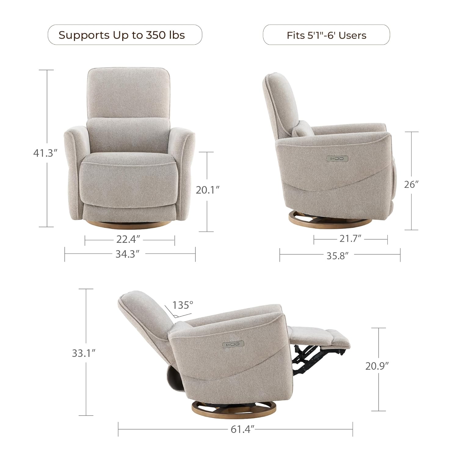 Nursery Rocking Swivel Glider  - Rocking Chair Nursery incelemesi ve fiyatı